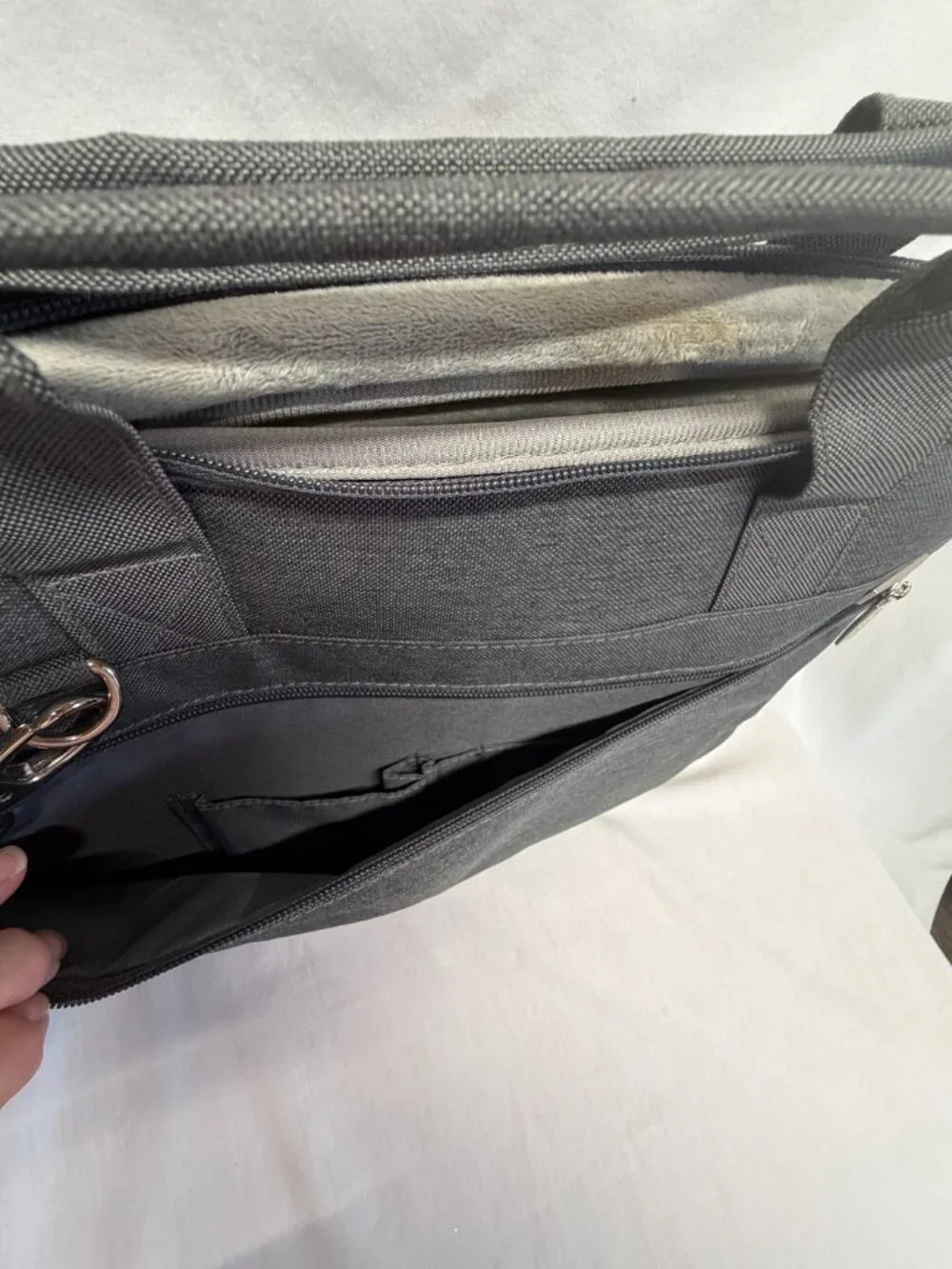 Voova Laptop Table Sleeve Messenger Bag Canvas